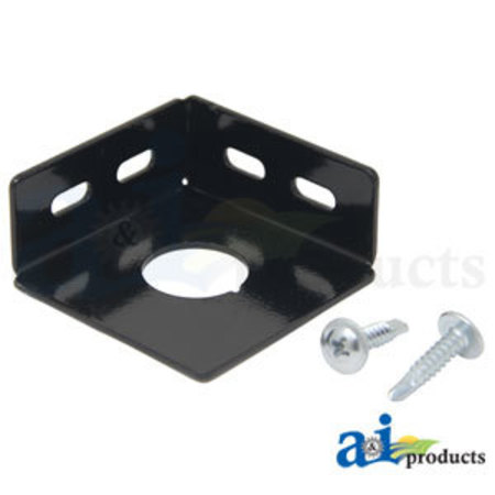 A & I PRODUCTS Bracket, Black Metal, W/ Mount Screws, For Round Rocker Switches W/ 15/16" Dia Mount 3" x5" x1" A-RSB1516